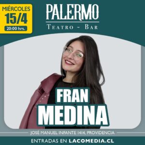 Fran Medina en Palermo 15.04