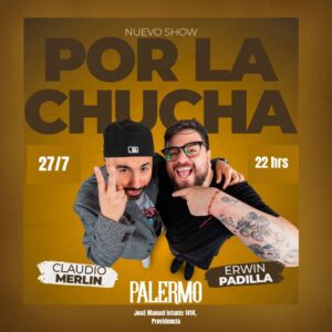 Erwin Padilla y Claudio Merlín en Palermo 27.07
