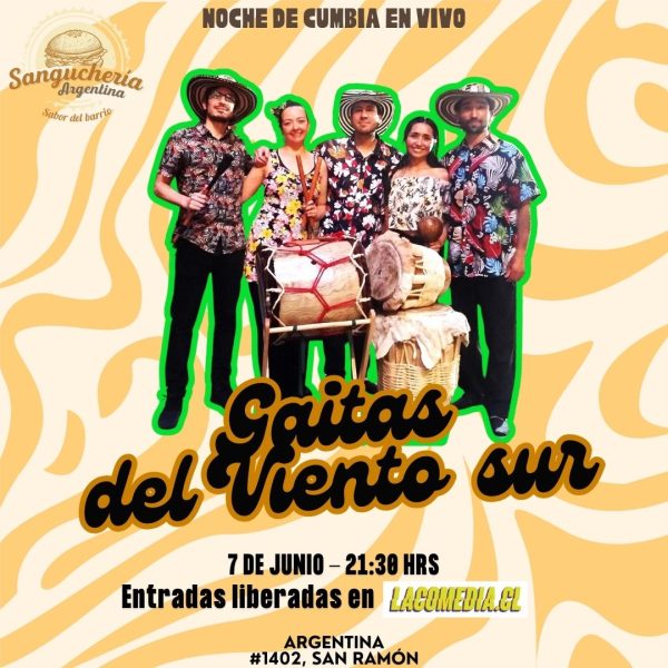 Gaitas del viento Sur en La Sangu