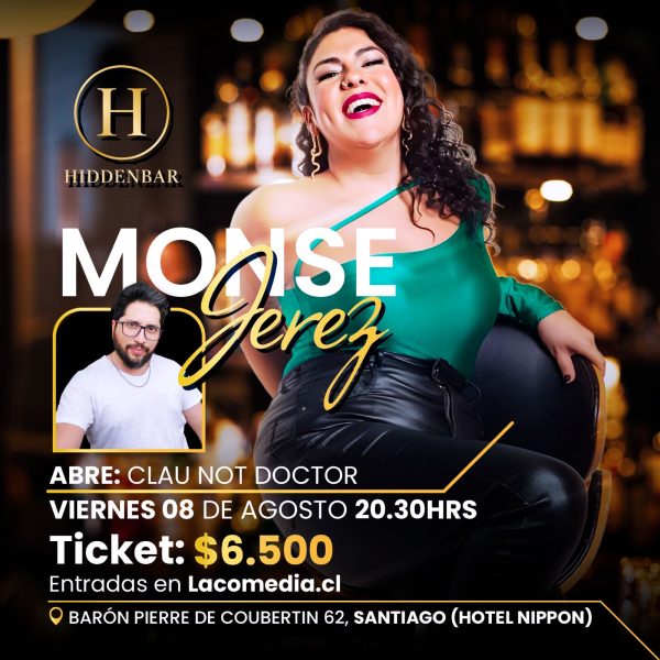 Monse Jerez en Hidden Bar