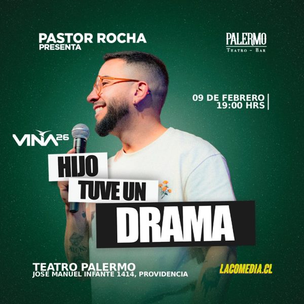 Pastor Rocha - Hijo tuve un drama - Palermo 09.02 - Agotado