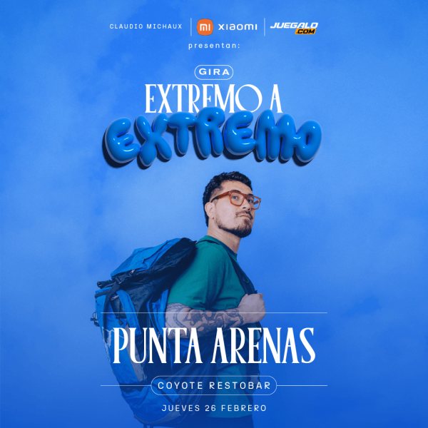 Claudio Michaux en Coyote Restobar – Punta Arenas – Gira Verano Extremo a Extremo - Agotado