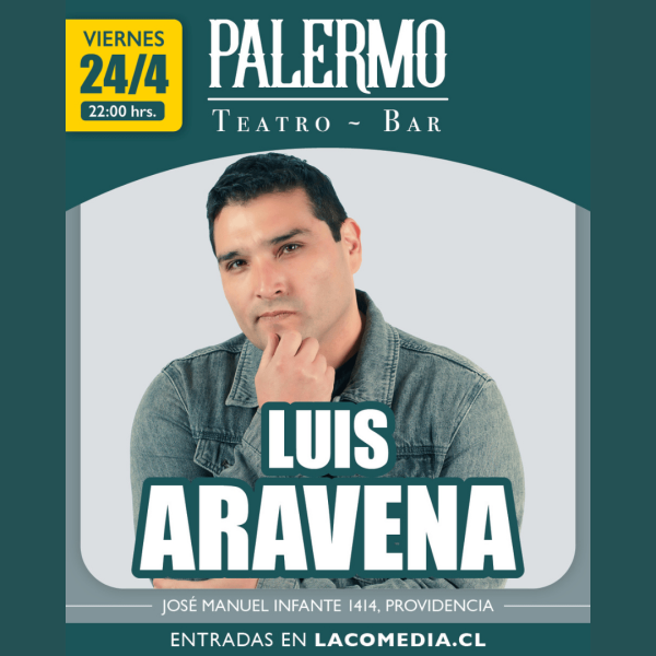 Luis Aravena en Palermo 24.04