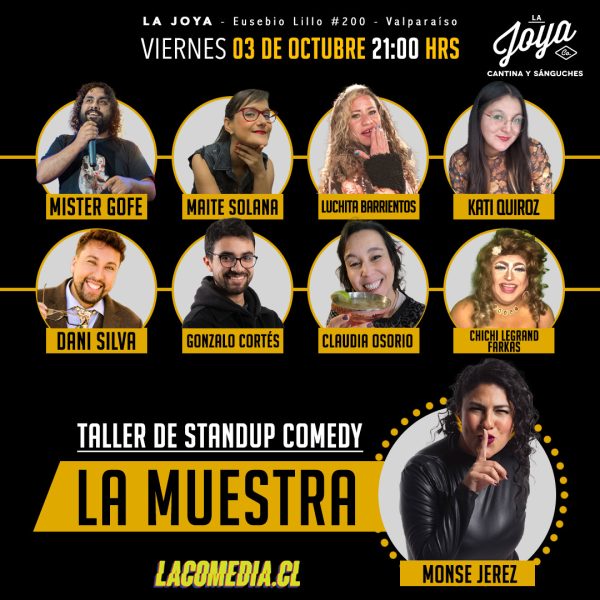 Muestra Taller Stand up Comedy Monse Jerez