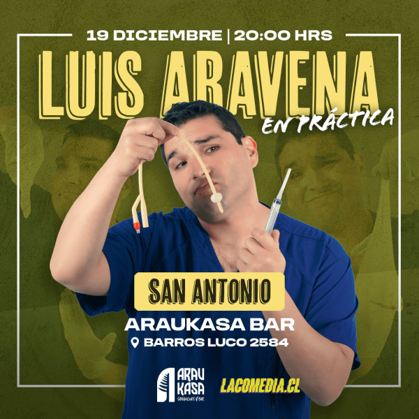 Luis Aravena en San Antonio