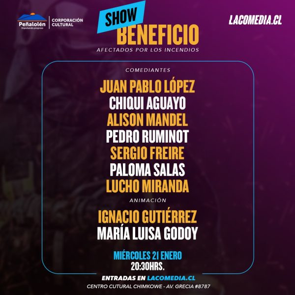 Show Solidario Incendios