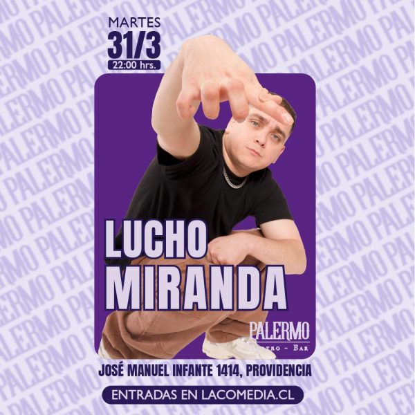 Lucho Miranda en Palermo 31.03