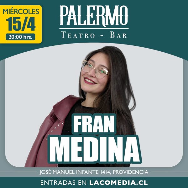 Fran Medina en Palermo 15.04