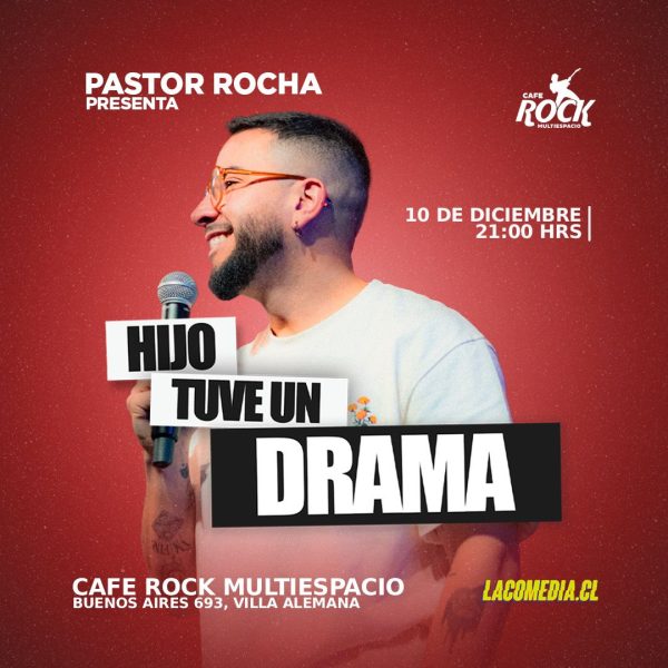 Pastor Rocha - Cafe Rock - Villa Alemana - Agotado