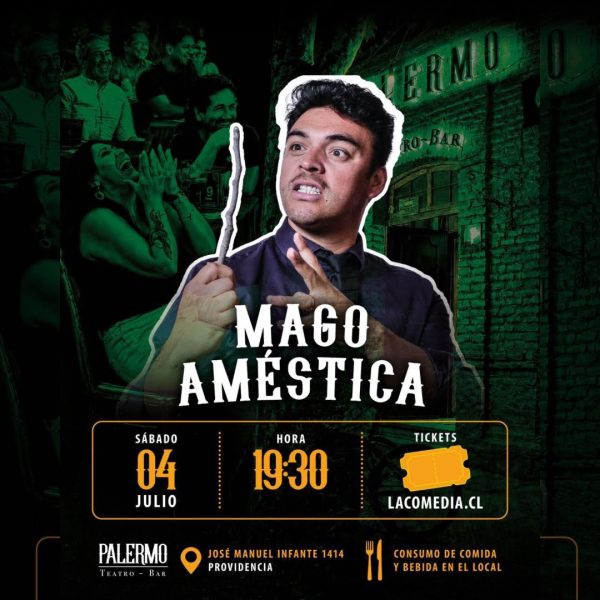 Mago Améstica en Palermo 04.07