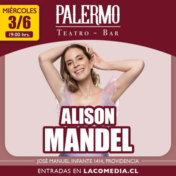 Alison Mandel en Palermo 03.06