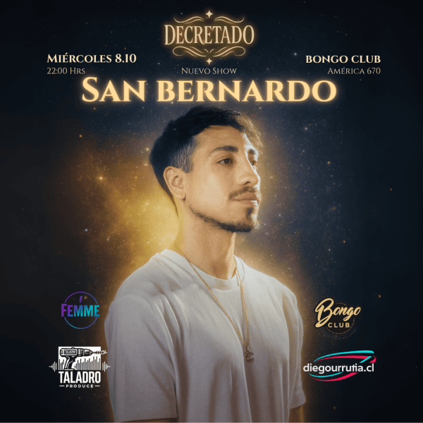 Diego Urrutia en San Bernardo 08.10 - Agotado