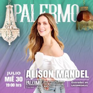 Alison Mandel en Palermo 30.07