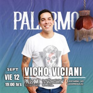 Vicho Viciani en Palermo 12.09
