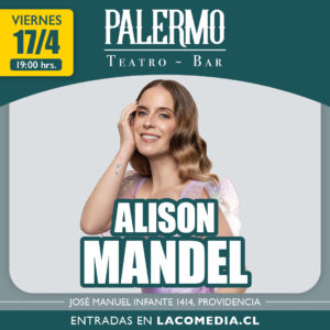 Alison Mandel en Palermo 17.04