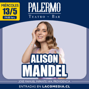 Alison Mandel en Palermo 13.05