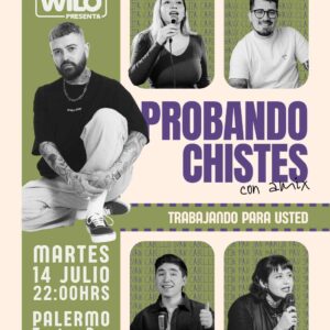 Probando Chistes con Amix en Palermo 14.07