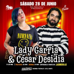 Lady Garfia y César Desidia