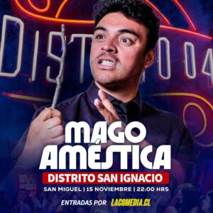 Mago Améstica en distrito San Ignacio