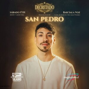 Diego Urrutia en San Pedro Sábado 17.01