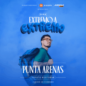 Claudio Michaux en Coyote Restobar – Punta Arenas – Gira Verano Extremo a Extremo