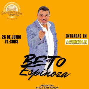 Beto Espinoza en La Sangu