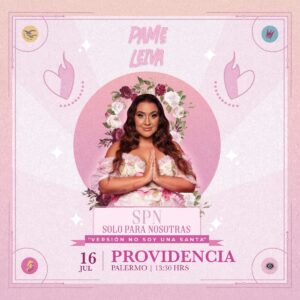 SPN SOLO PARA NOSOTRAS - 16.07 - PROVIDENCIA