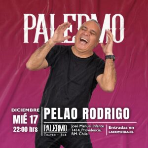 Pelao Rodrigo en Palermo Teatro Bar