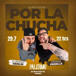 Erwin Padilla y Claudio Merlín en Palermo 29.07