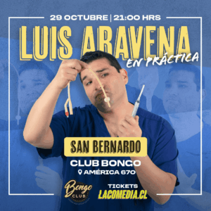 Luis Aravena en San Bernardo