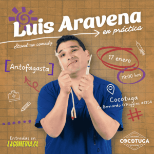 Luis Aravena en Antofagasta- 19:00HRS