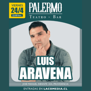 Luis Aravena en Palermo 24.04