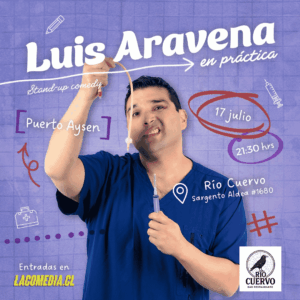 Luis Aravena en Puerto Aysen 17.07 - Agotado