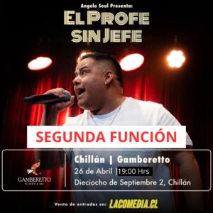 PROFE SIN JEFE EN CHILLAN SEGUNDA FUNCIÓN!!